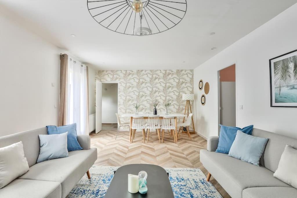 Parking Prive Gratuit - 15Mn Paris - Gare A Pied En 5Mn - Tout Equipee - Terrasse - Jardin - Stade De France - Casino D'Enghien - Hippodrome, Universite Épinay-sur-Seine Zewnętrze zdjęcie