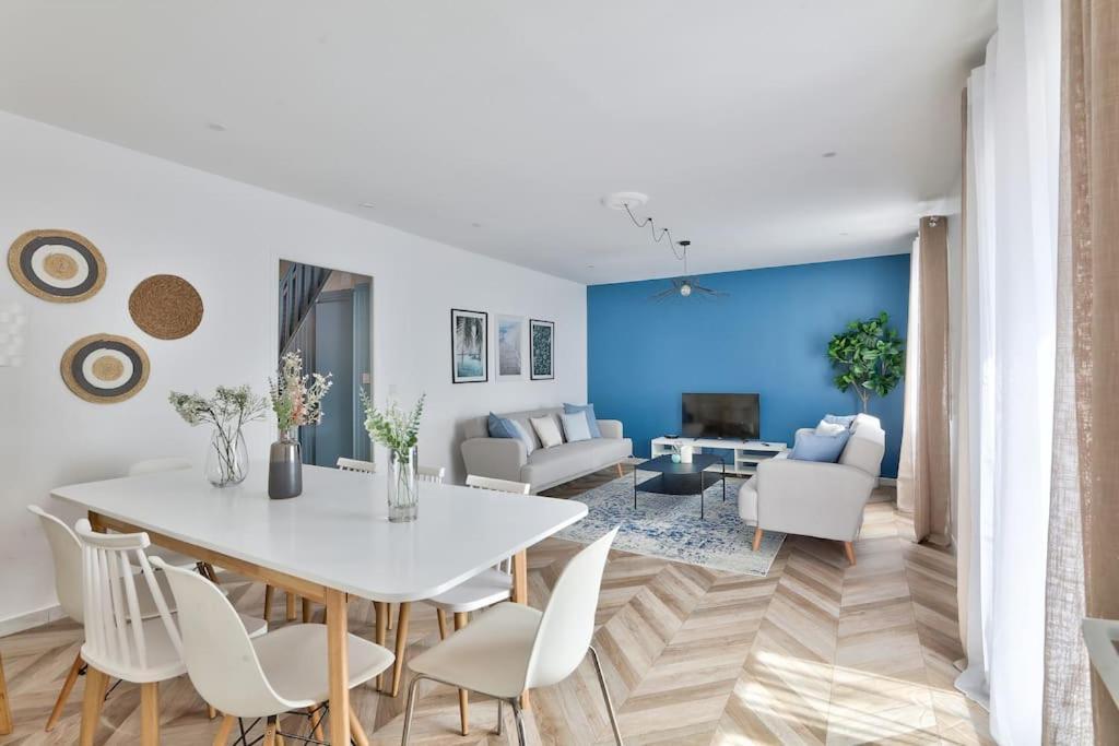 Parking Prive Gratuit - 15Mn Paris - Gare A Pied En 5Mn - Tout Equipee - Terrasse - Jardin - Stade De France - Casino D'Enghien - Hippodrome, Universite Épinay-sur-Seine Zewnętrze zdjęcie